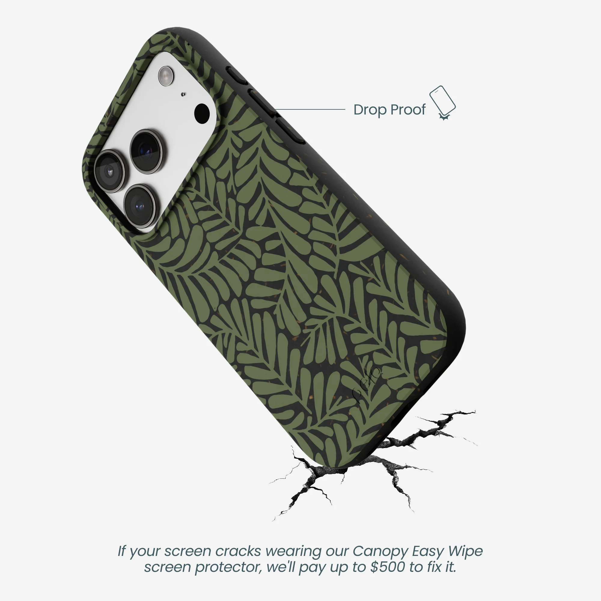 Black Fern Dreams iPhone 17 Pro Case - Image 5