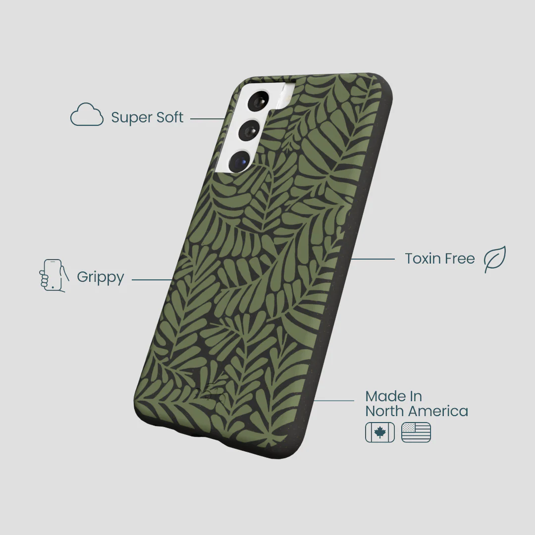 Black Fern Dreams Samsung Galaxy S21 Case - Image 4