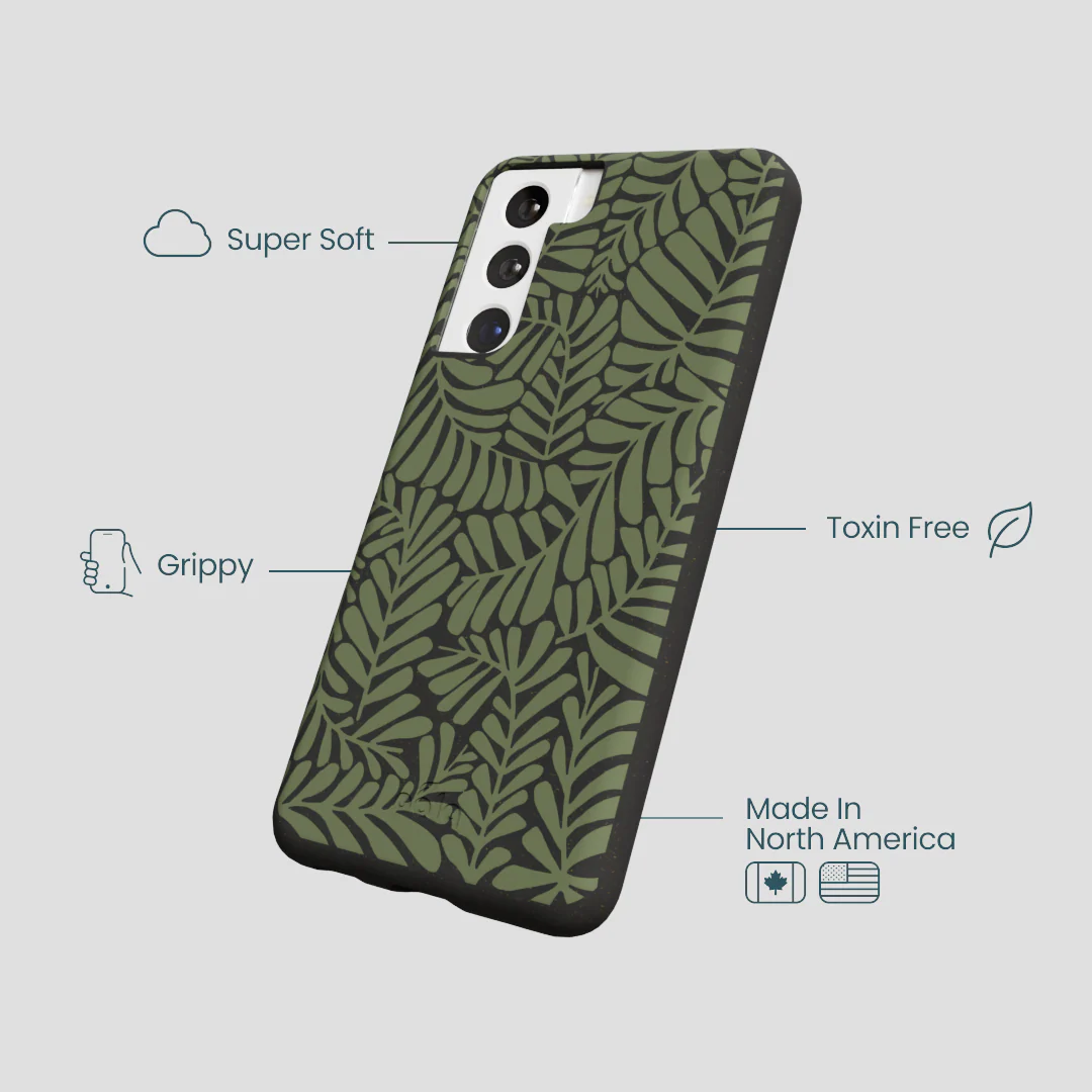 Black Fern Dreams Samsung Galaxy S22 Case - Image 4