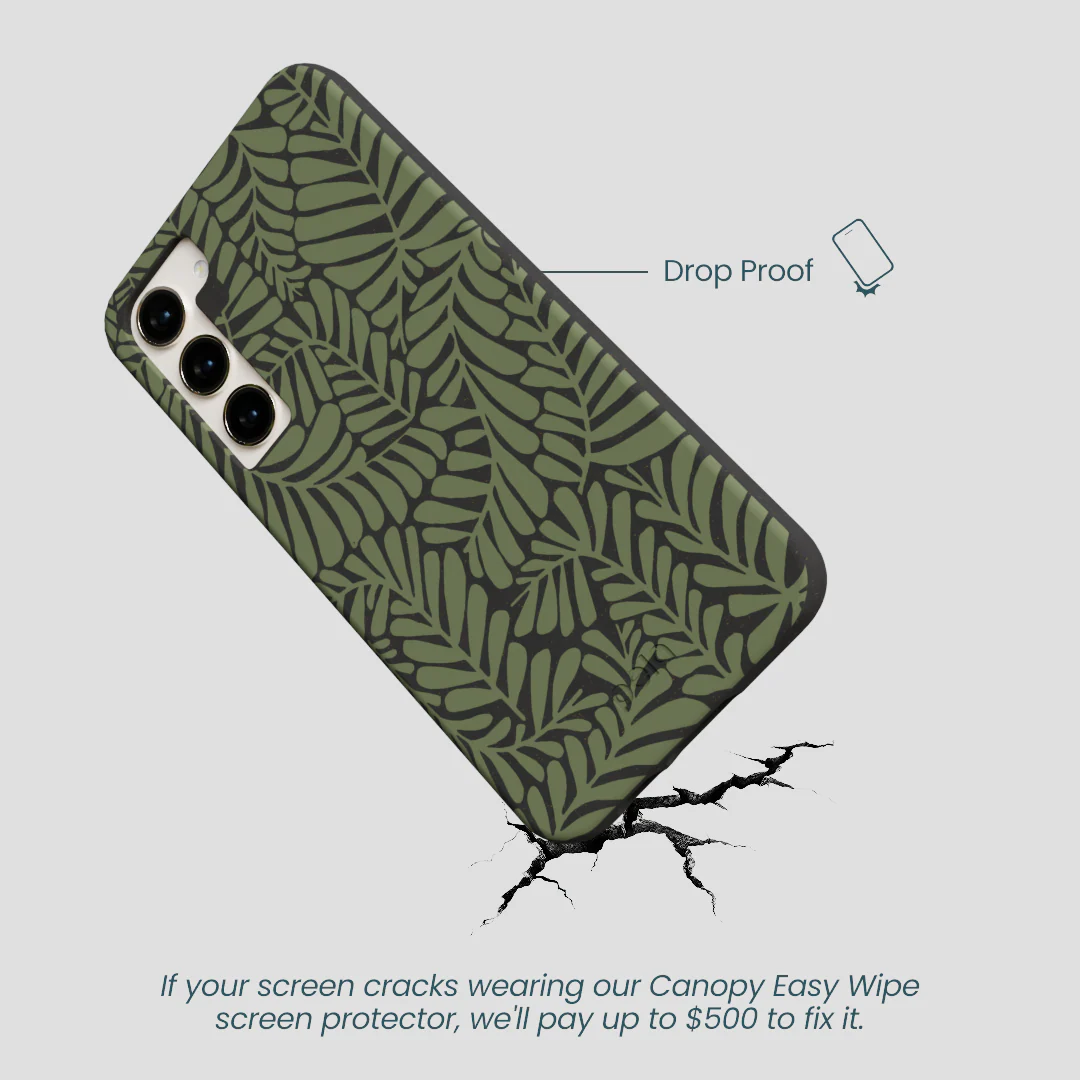 Black Fern Dreams Samsung Galaxy S24+(Plus) Case - Image 5