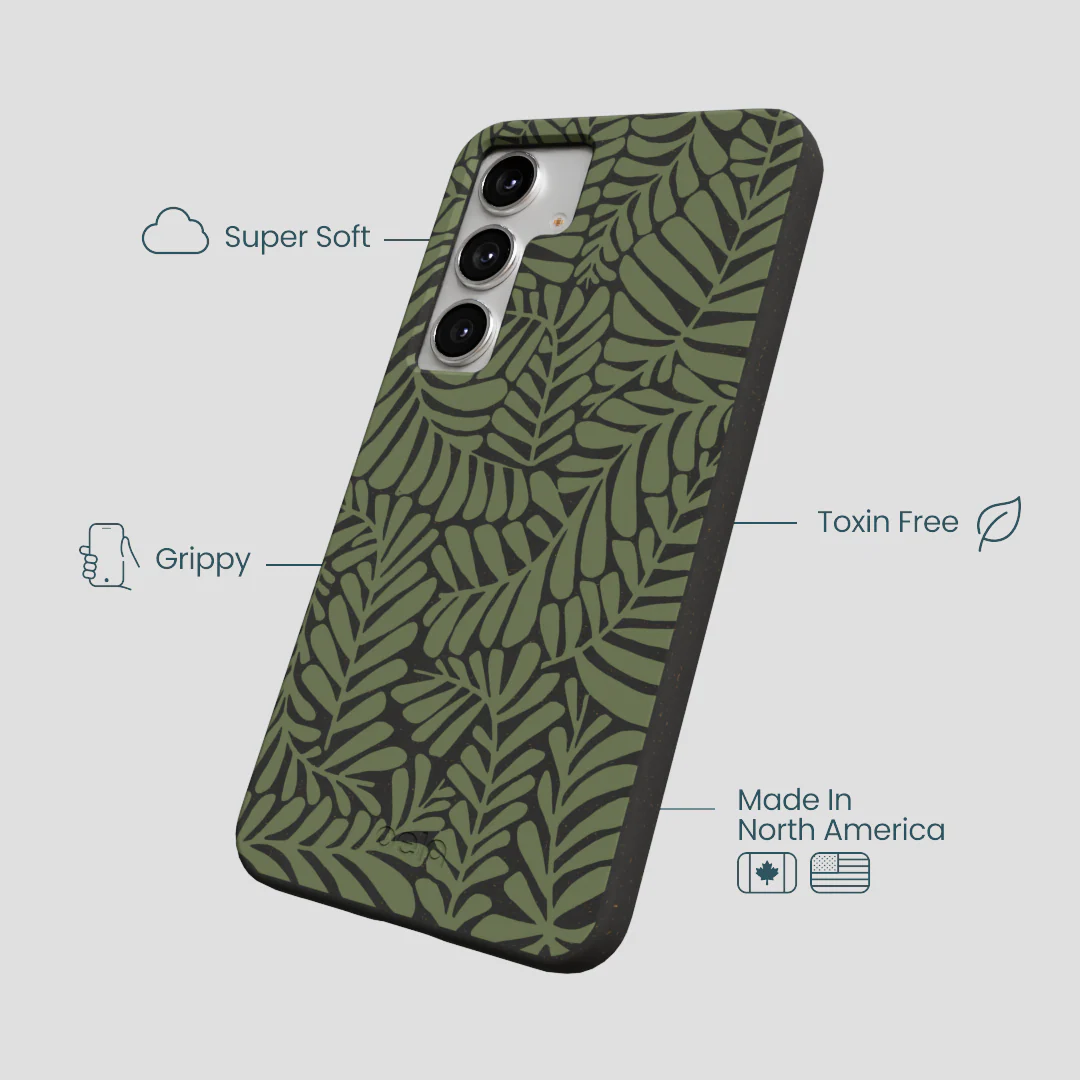 Black Fern Dreams Samsung Galaxy S25+(Plus) Case - Image 4