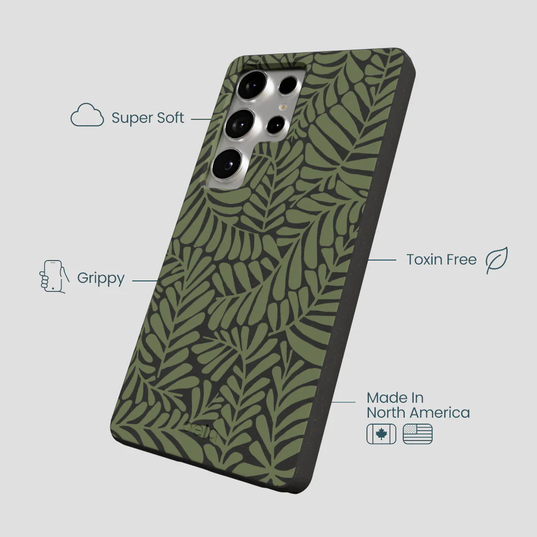 Black Fern Dreams Samsung Galaxy S25 Ultra Case - Image 4