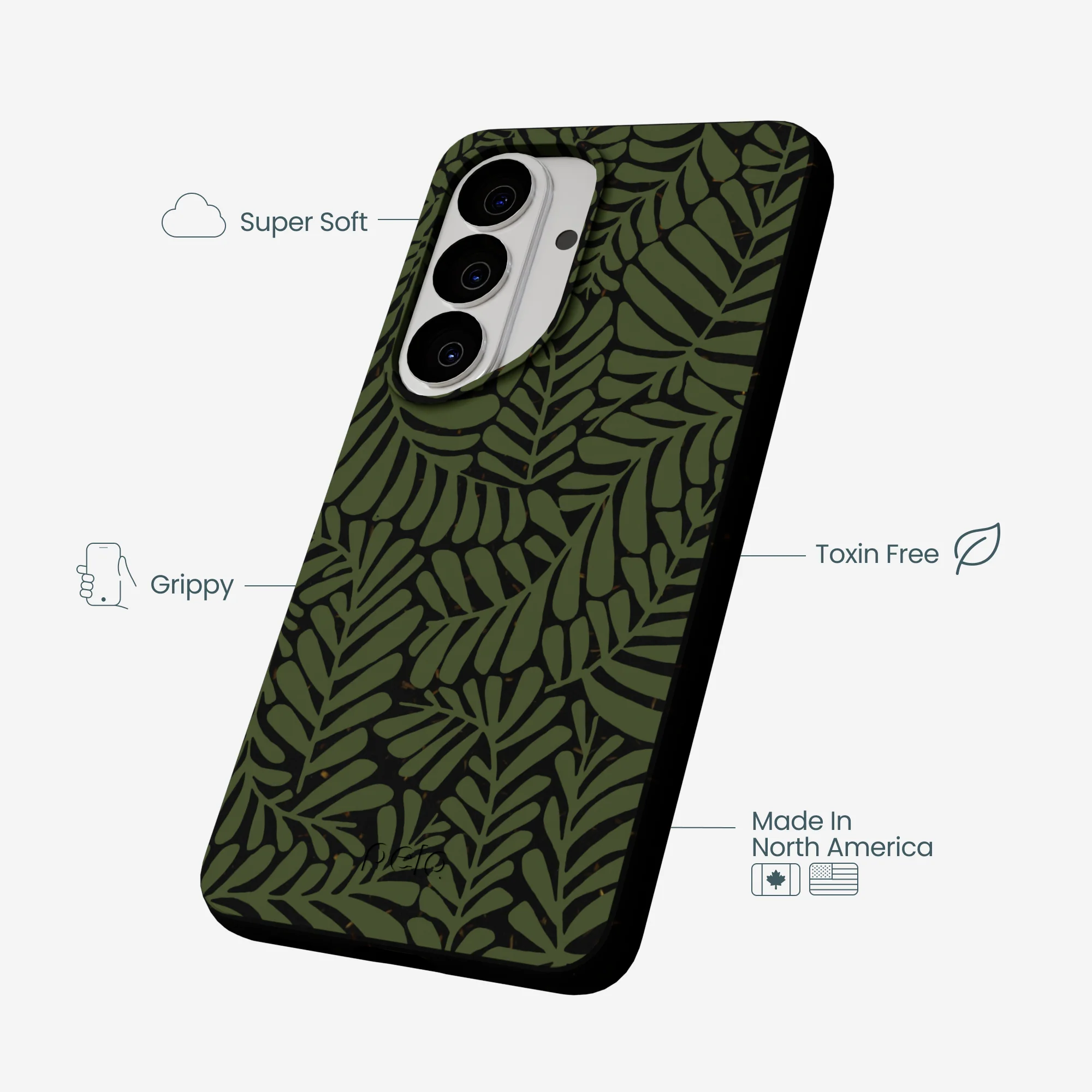 Black Fern Dreams Samsung Galaxy S26 Case - Image 4