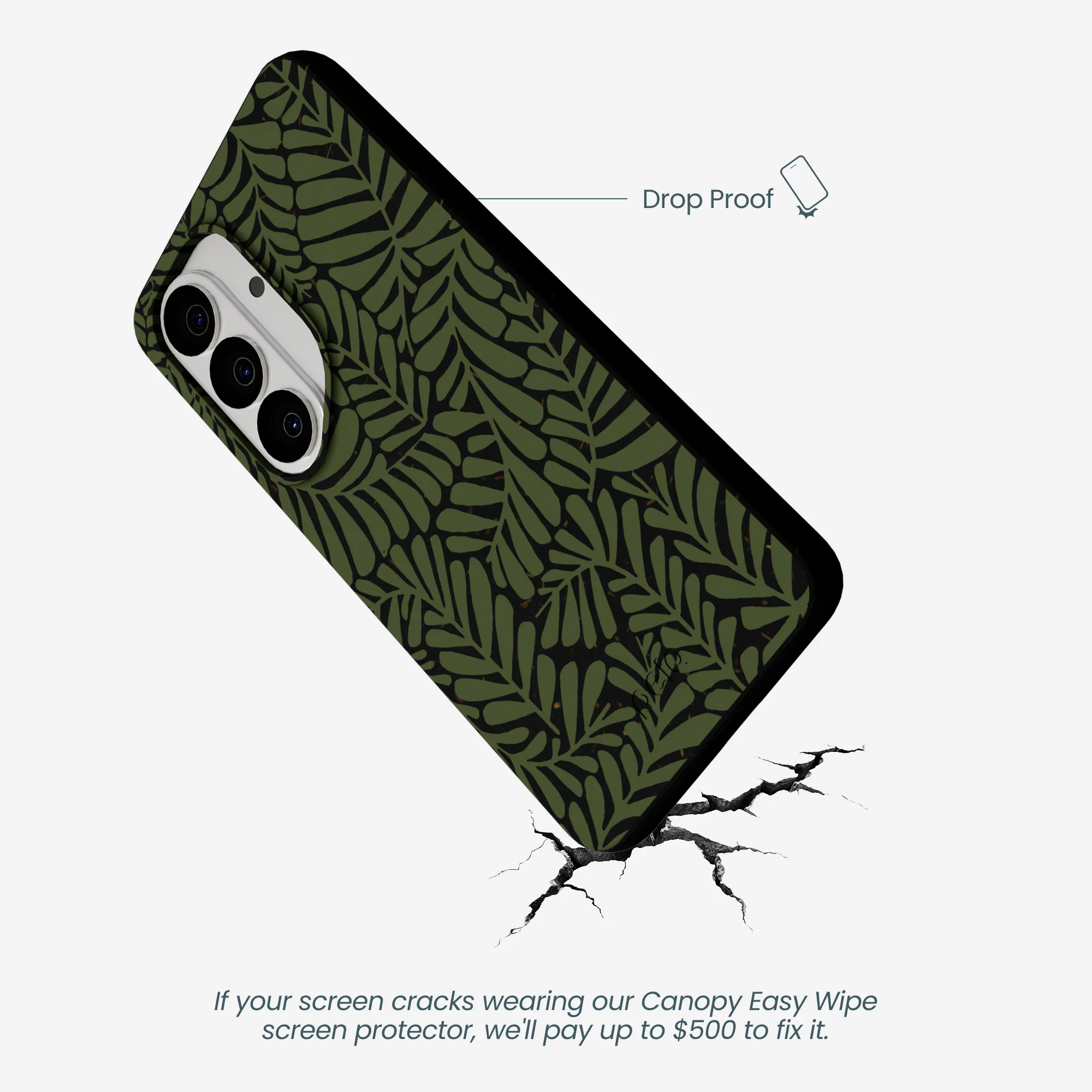 Black Fern Dreams Samsung Galaxy S26 Case - Image 5
