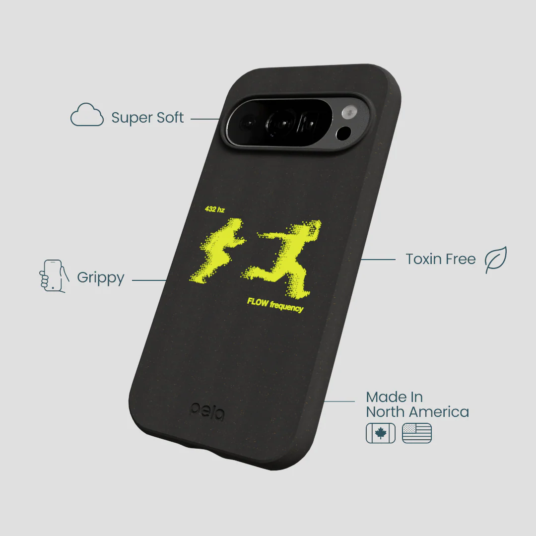 Black Flow Frequency Google Pixel 10/10 Pro Case - Image 4