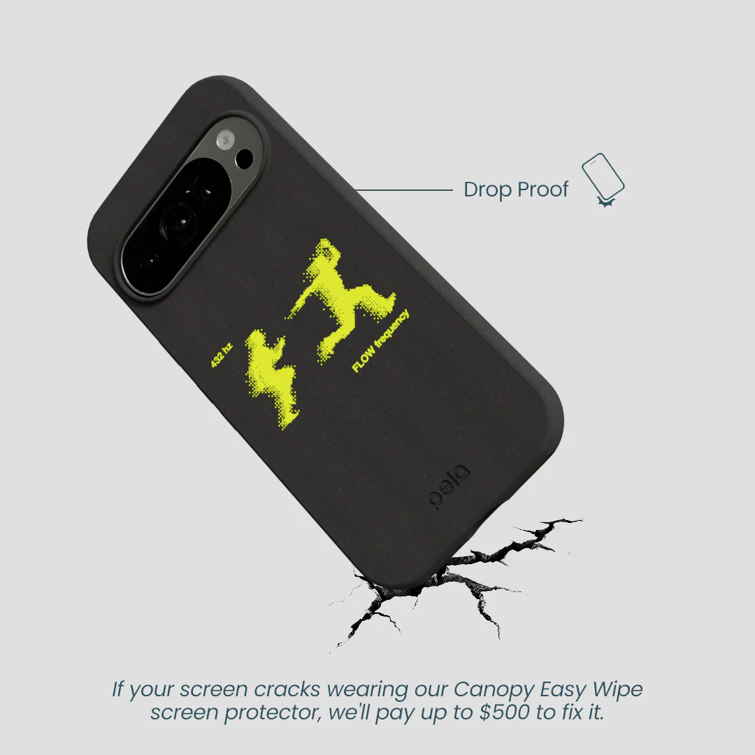 Black Flow Frequency Google Pixel 10/10 Pro Case - Image 5