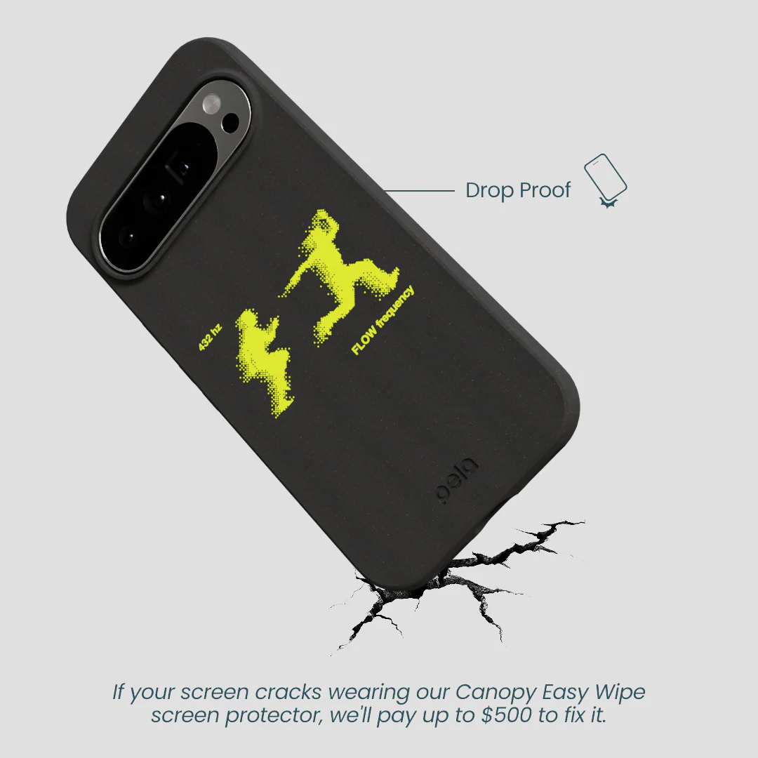 Black Flow Frequency Google Pixel 10 Pro XL Case - Image 5