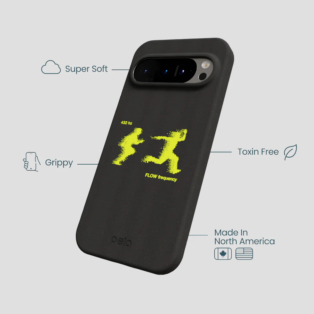 Black Flow Frequency Google Pixel 9/9 Pro Case - Image 4