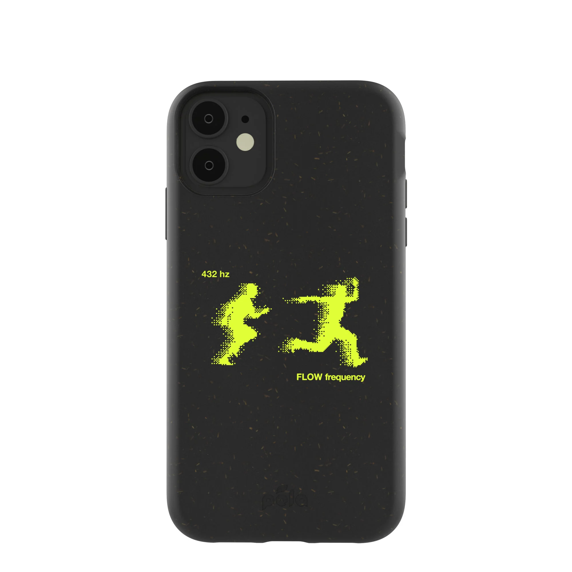 Black Flow Frequency iPhone 11 Case