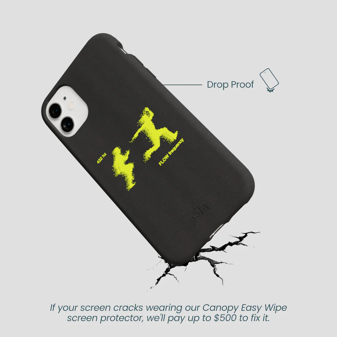 Black Flow Frequency iPhone 11 Case - Image 5