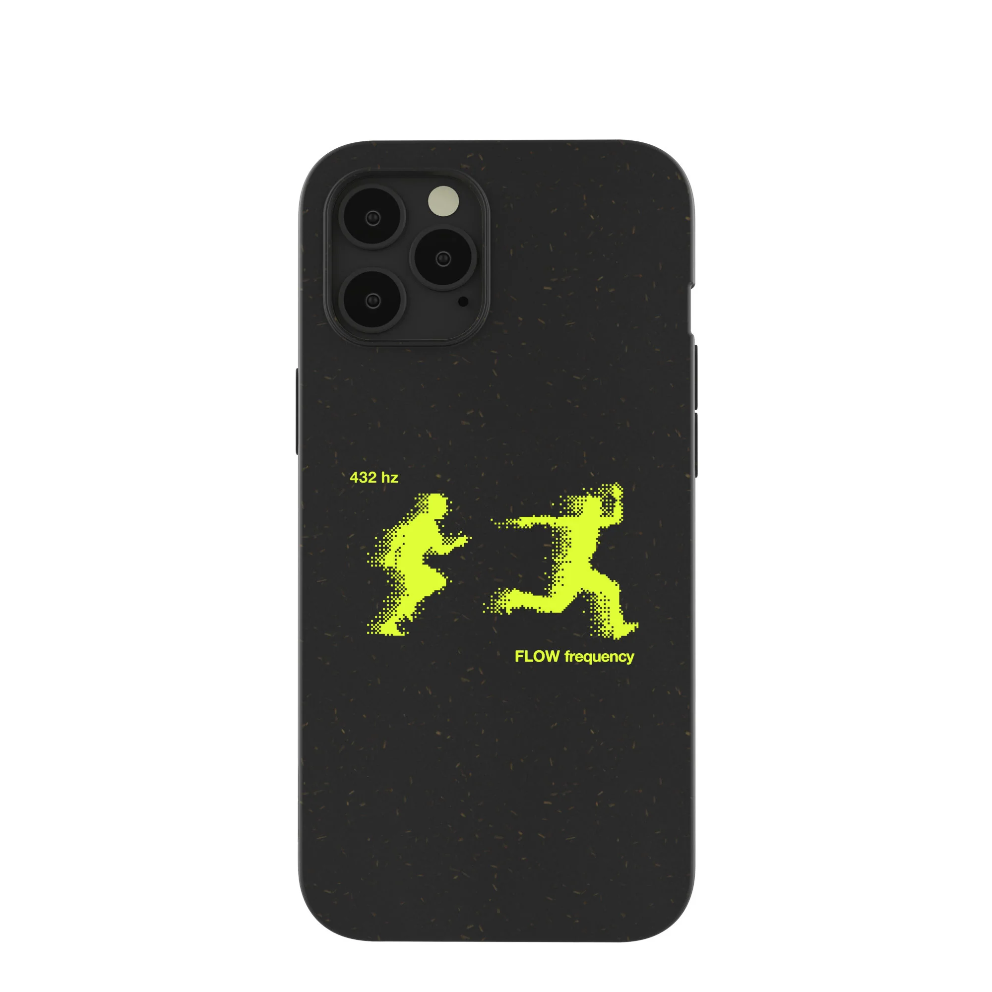 Black Flow Frequency iPhone 12 Pro Max Case