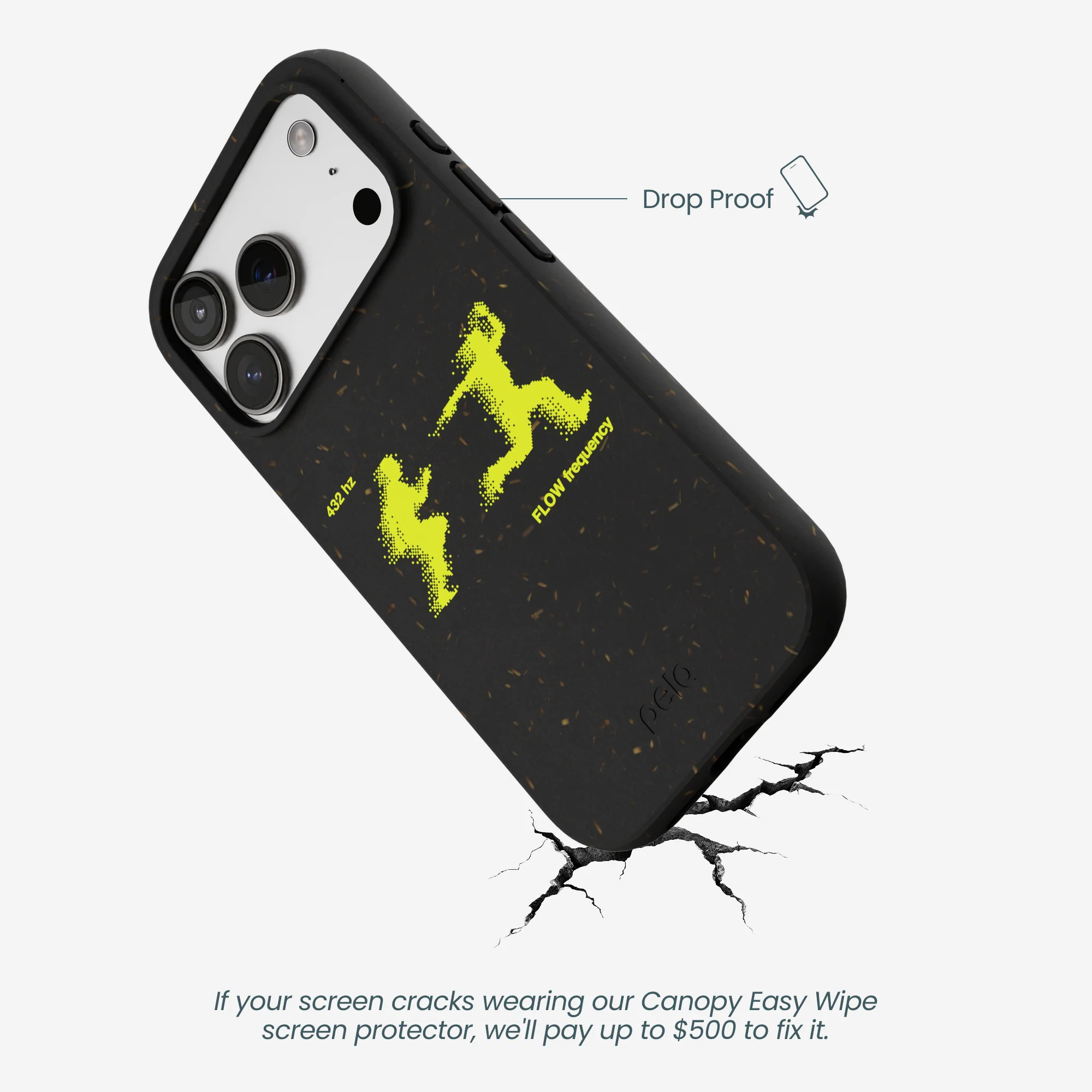 Black Flow Frequency iPhone 17 Pro Case - Image 5