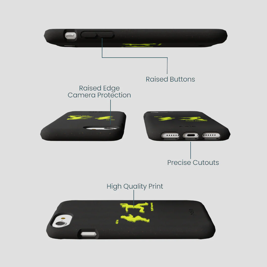 Black Flow Frequency iPhone 6/6s/7/8/SE Case - Image 3