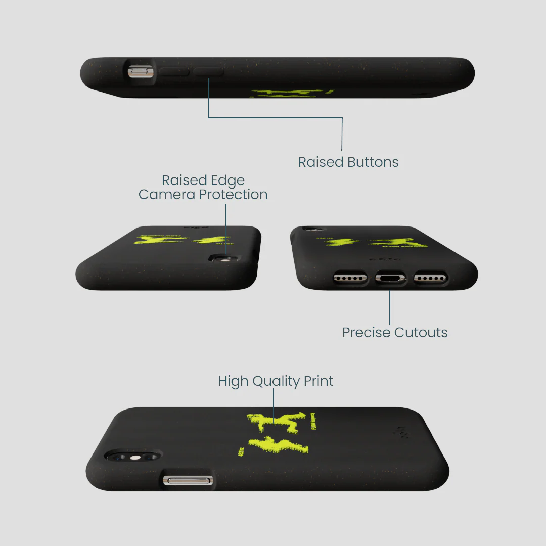 Black Flow Frequency iPhone XR Case - Image 3