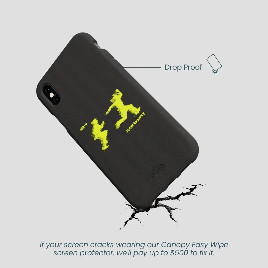 Black Flow Frequency iPhone XR Case - Image 5