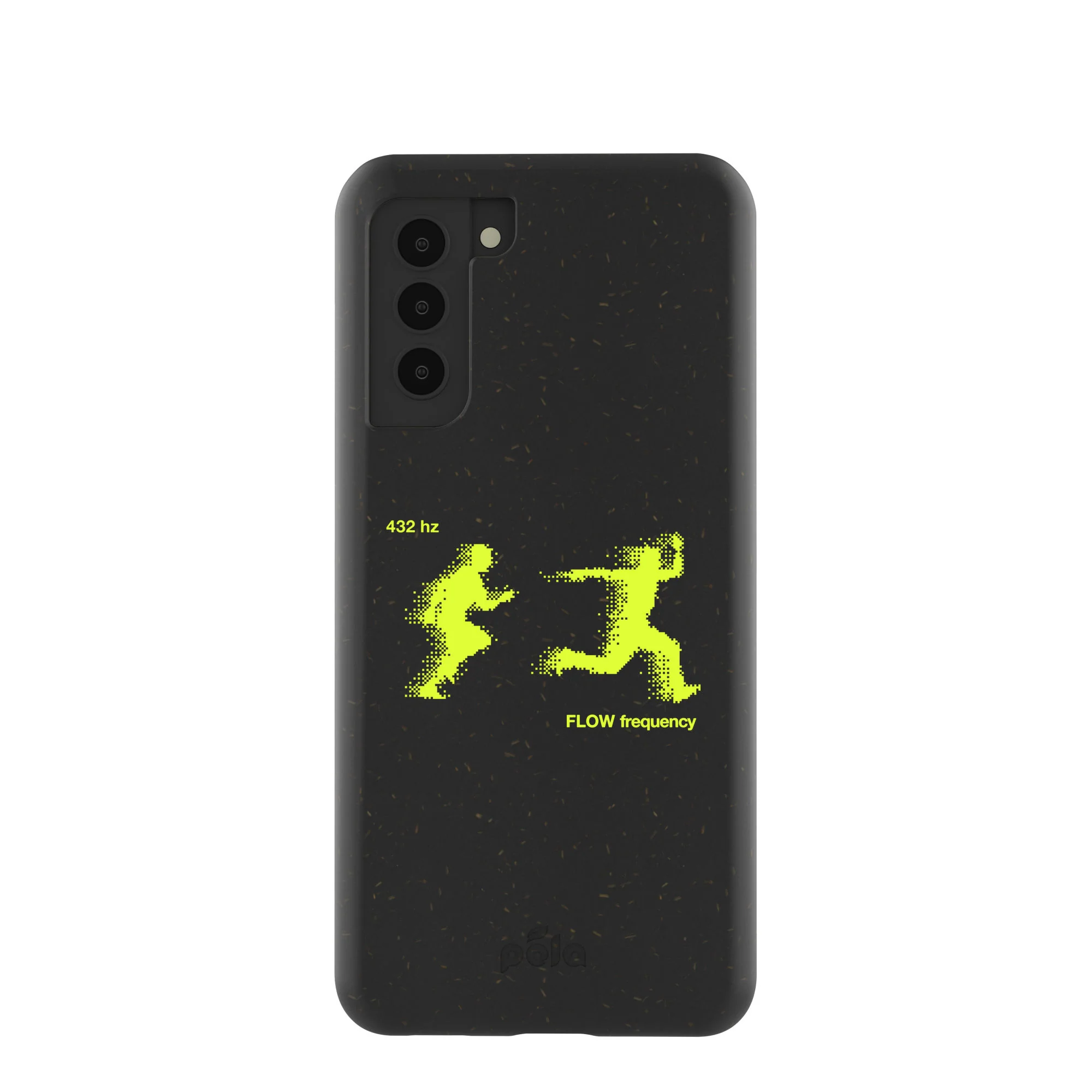 Black Flow Frequency Samsung Galaxy S21 Case