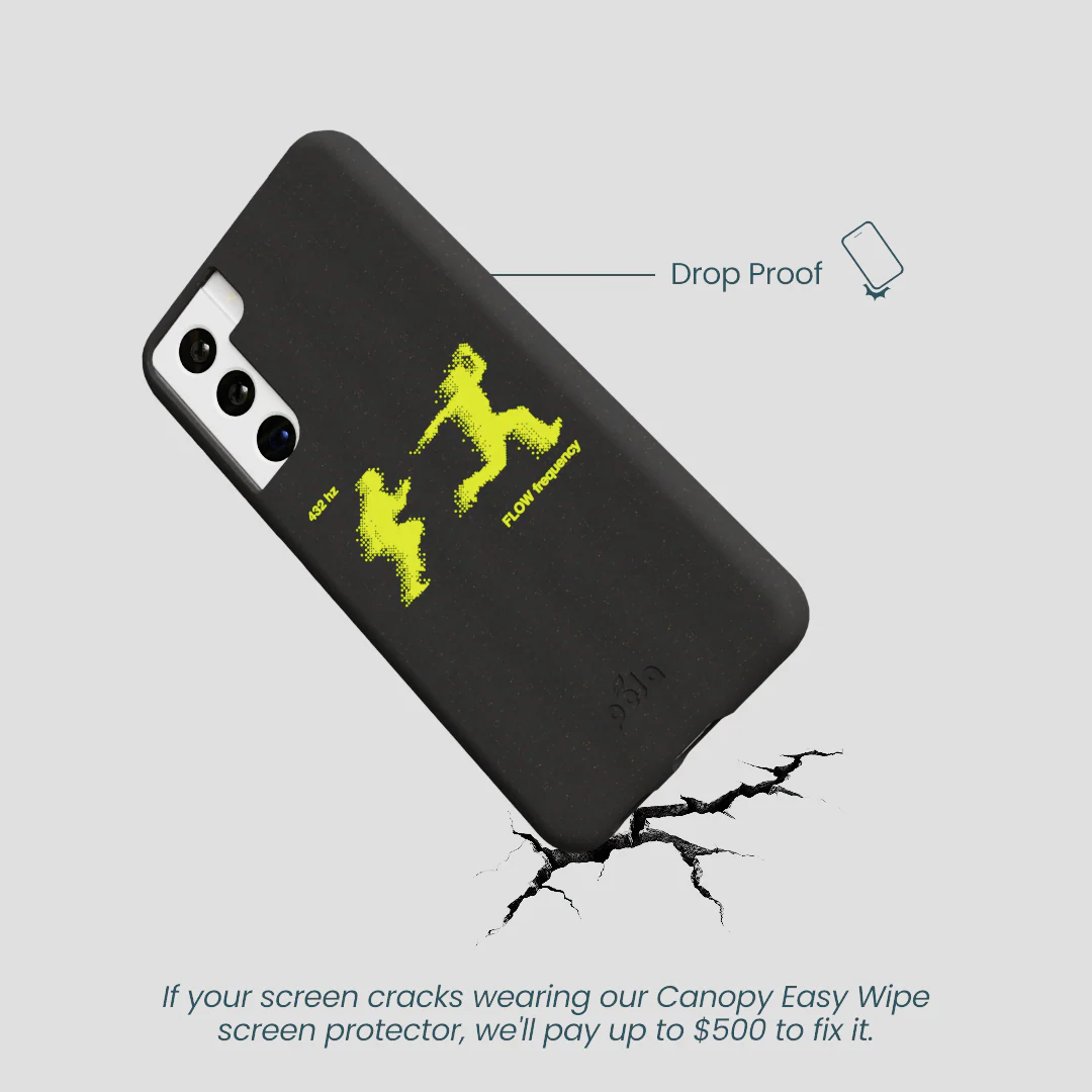 Black Flow Frequency Samsung Galaxy S22 Case - Image 5