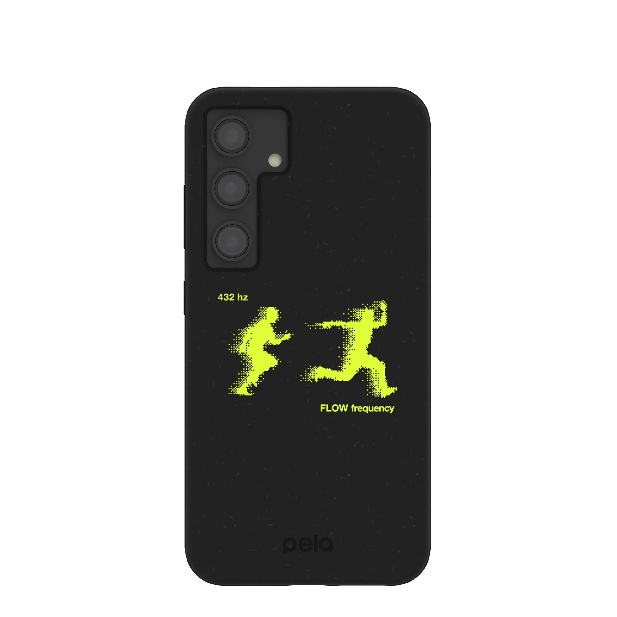 Black Flow Frequency Samsung Galaxy S24 Case