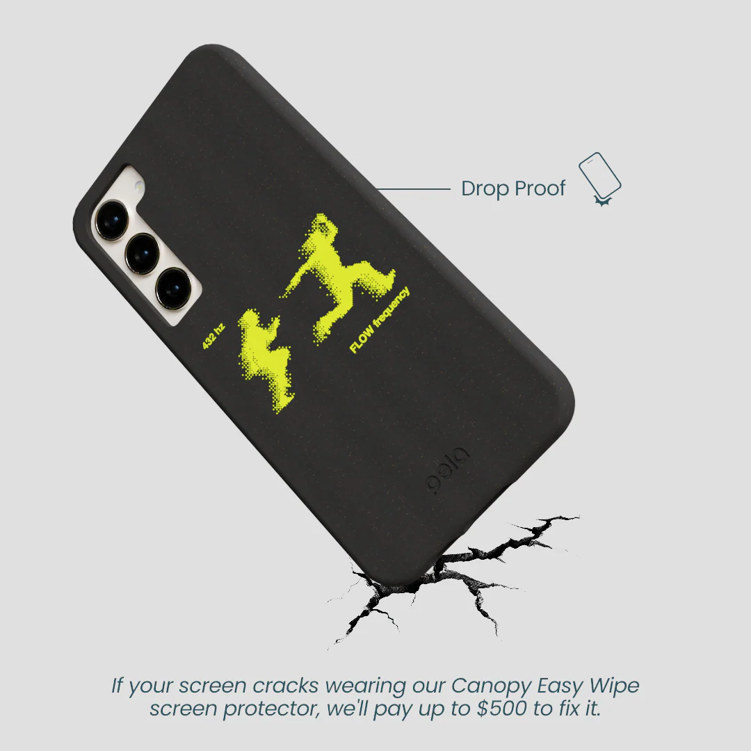 Black Flow Frequency Samsung Galaxy S24+(Plus) Case - Image 5