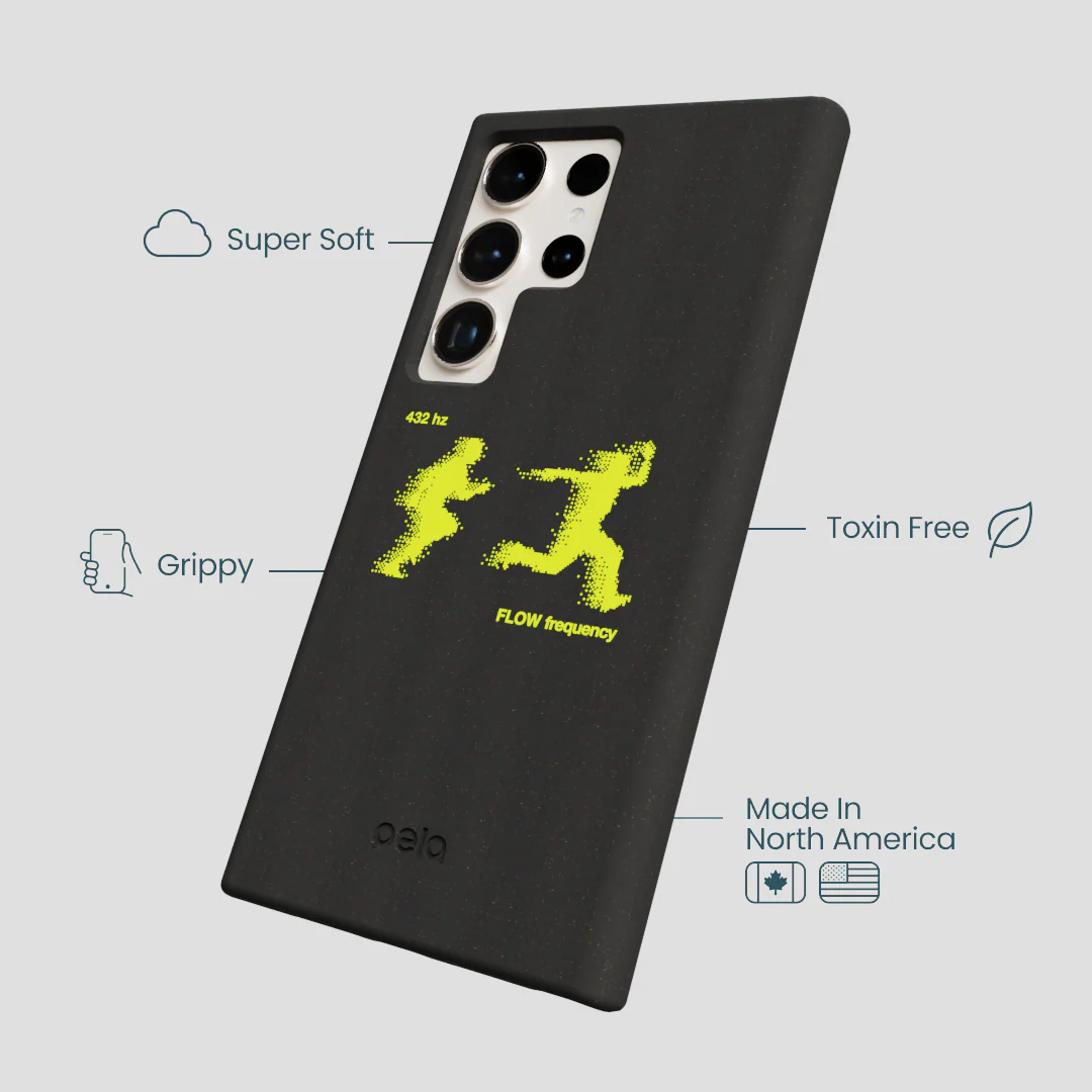 Black Flow Frequency Samsung Galaxy S24 Ultra Case - Image 4