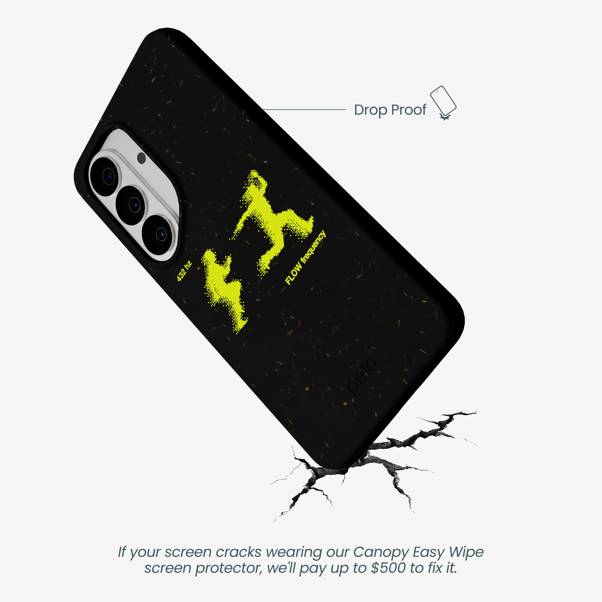 Black Flow Frequency Samsung Galaxy S26 Case - Image 5