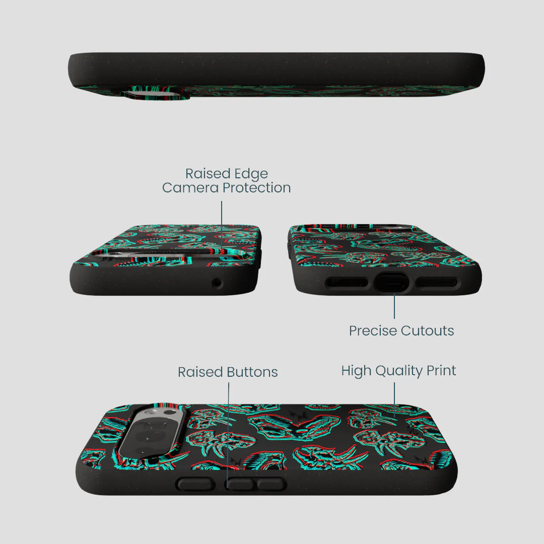 Black Fossilized Google Pixel 10/10 Pro Case - Image 2