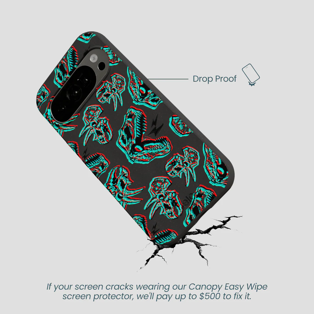 Black Fossilized Google Pixel 10/10 Pro Case - Image 4