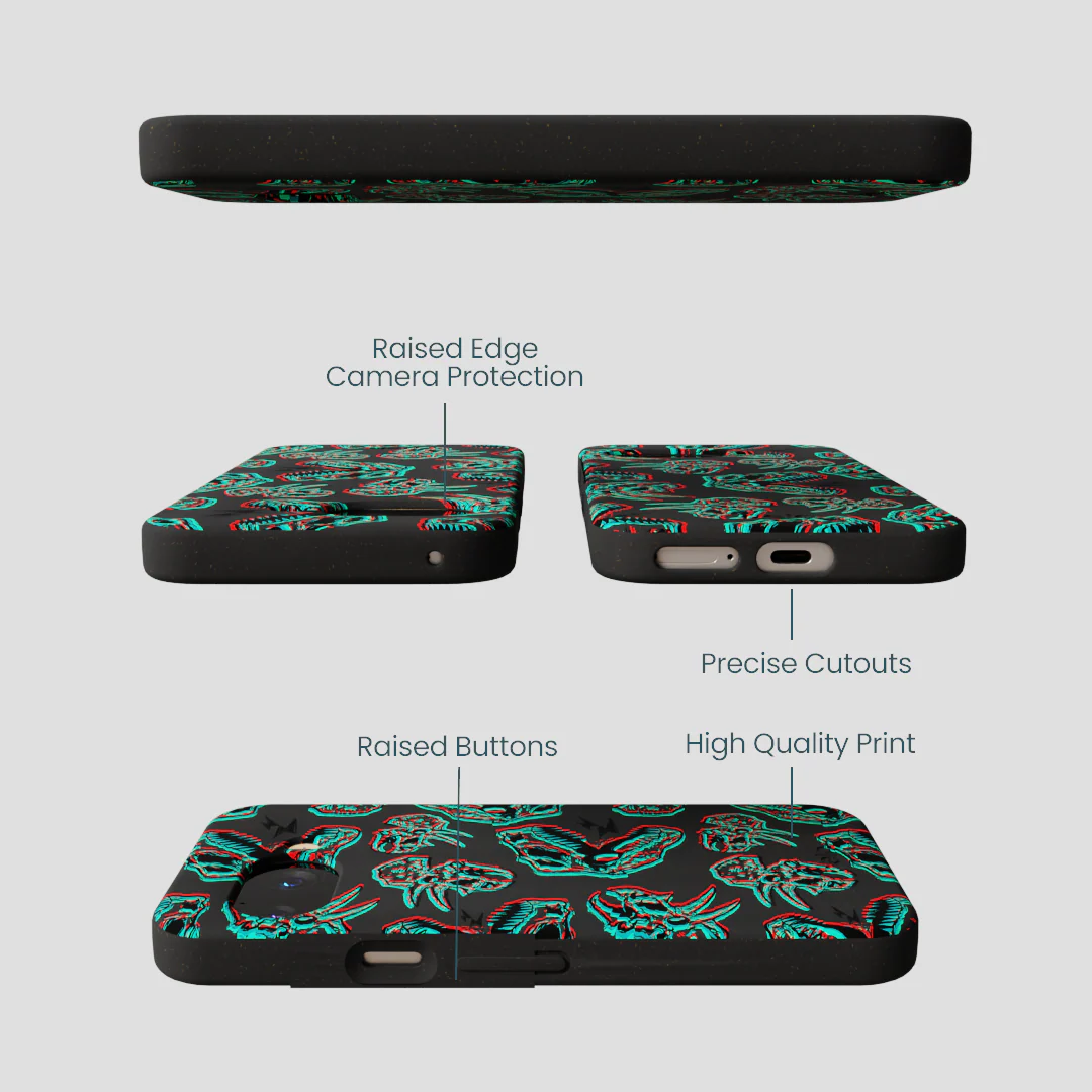 Black Fossilized Google Pixel 9a Case - Image 2