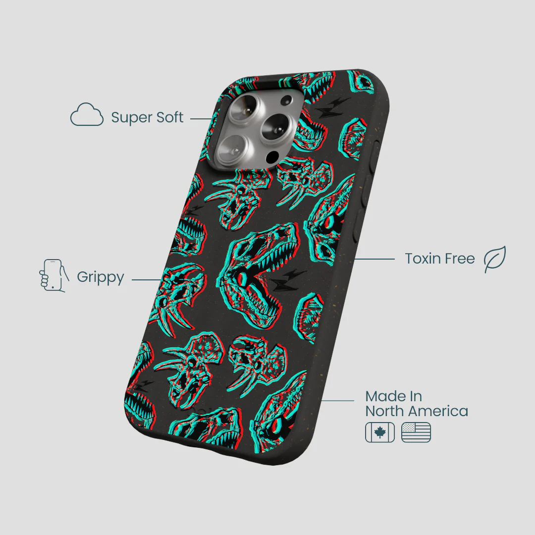 Black Fossilized iPhone 16 Pro Case - Image 4