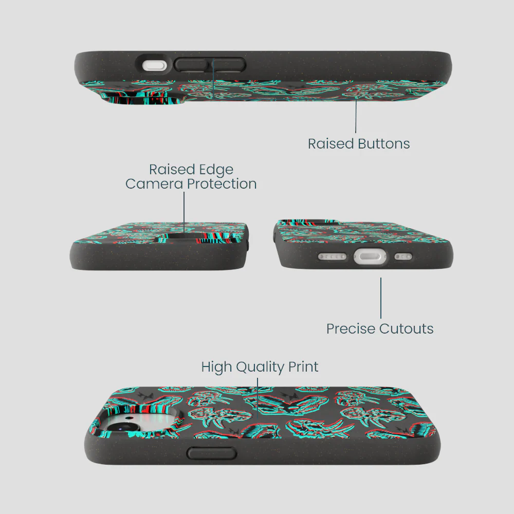 Black Fossilized iPhone 16e/17e Case - Image 3