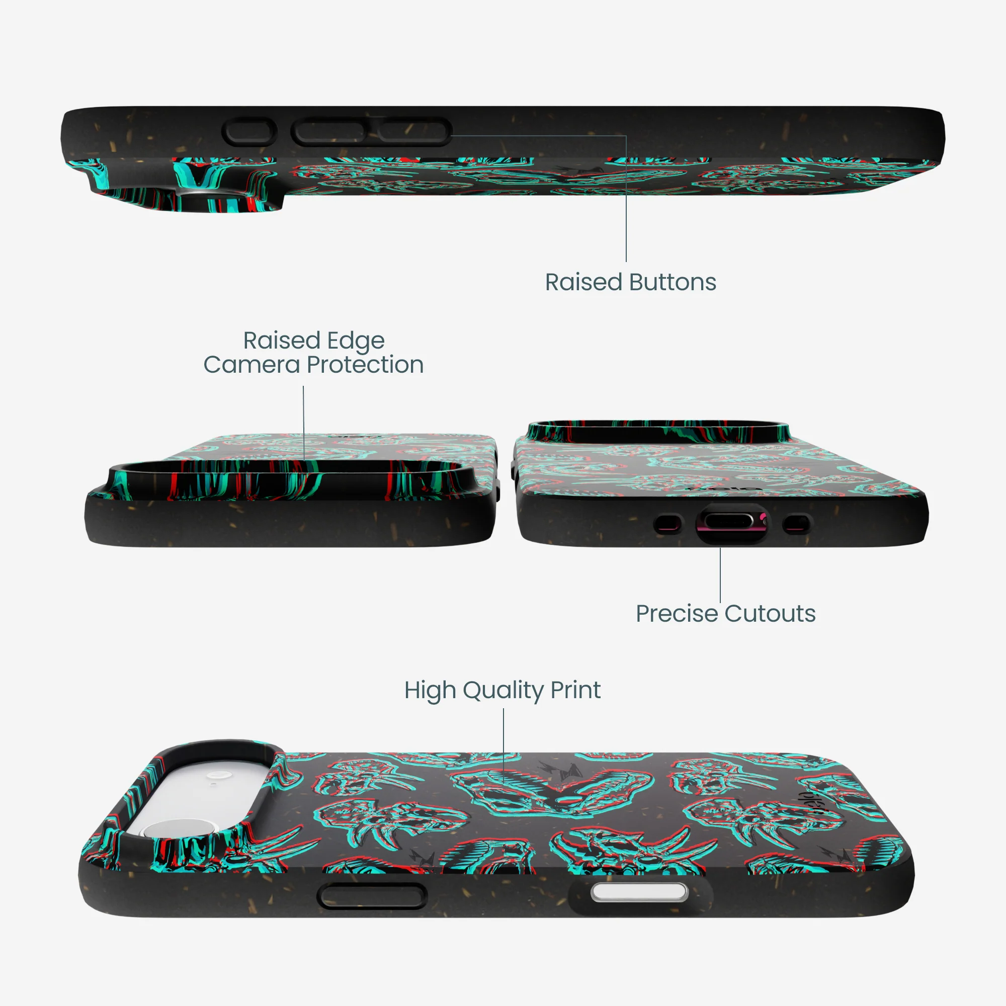 Black Fossilized iPhone Air Case - Image 3