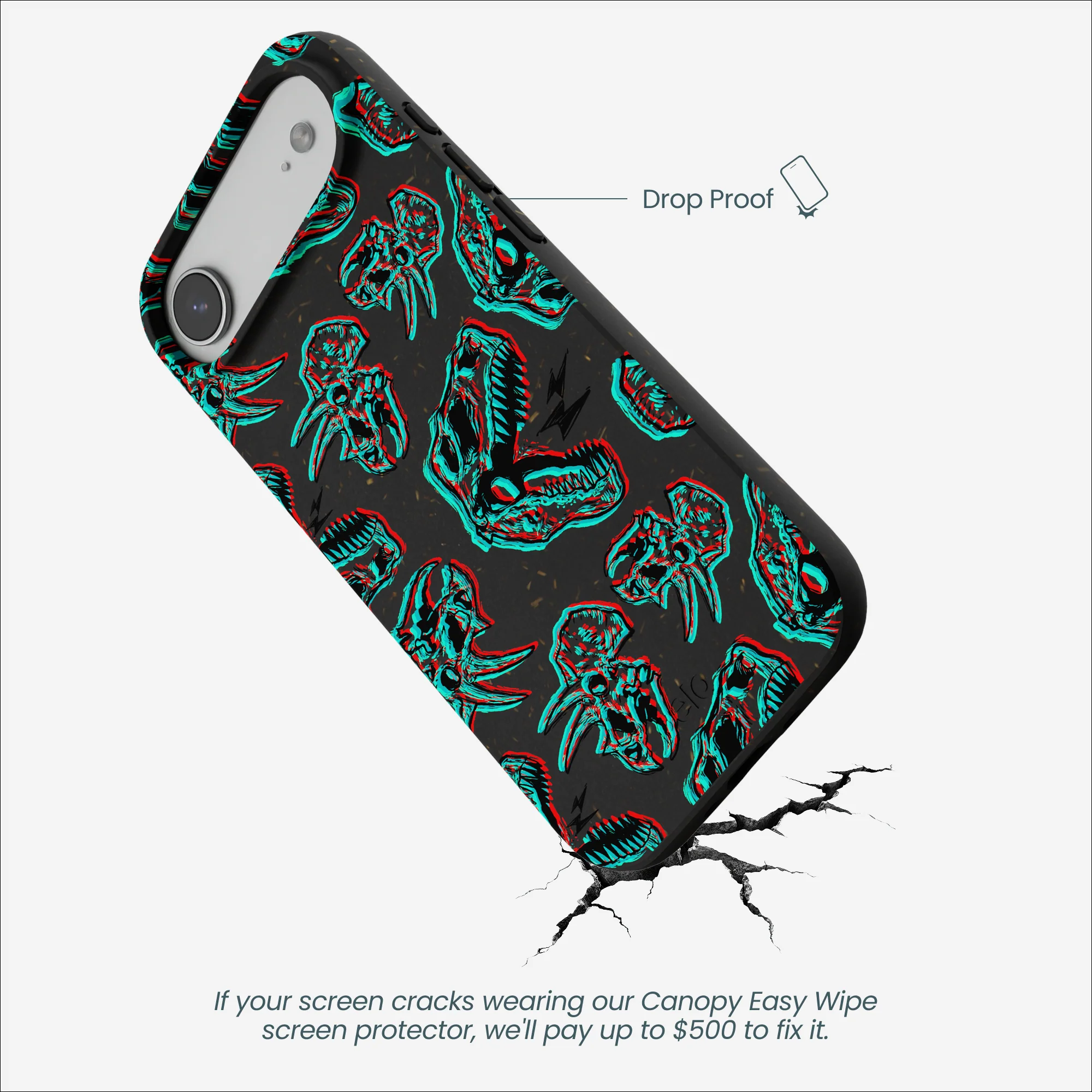 Black Fossilized iPhone Air Case - Image 5