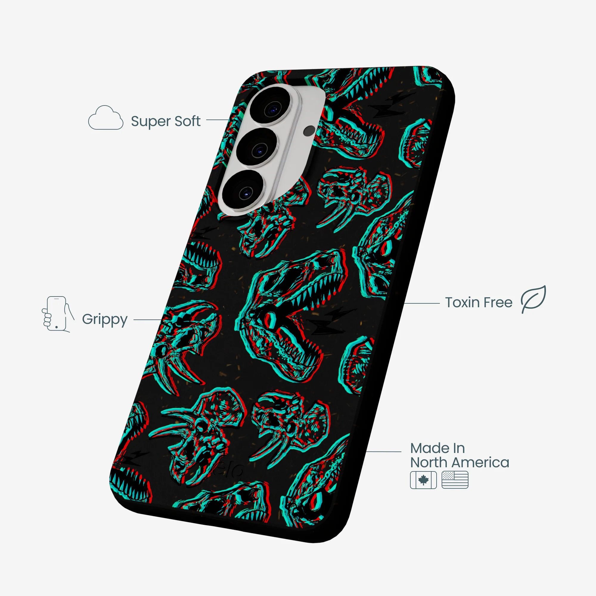 Black Fossilized Samsung Galaxy S26 Case - Image 3