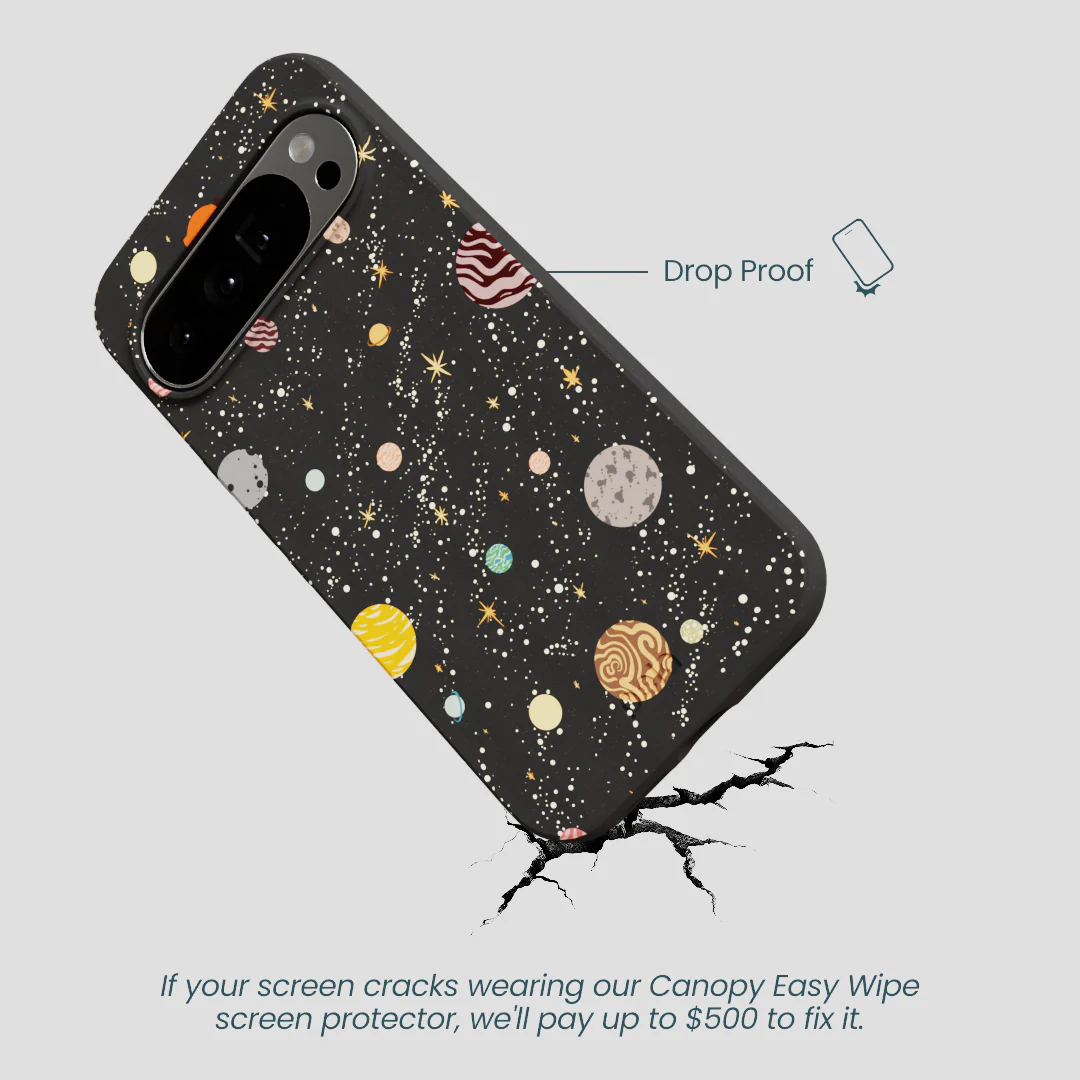 Black Galactic Glow Google Pixel 10 Pro XL Case - Image 4