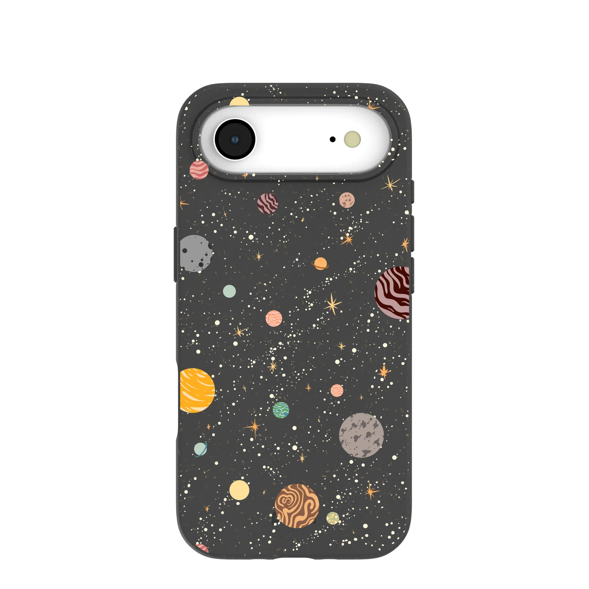 Black Galactic Glow iPhone Air Case