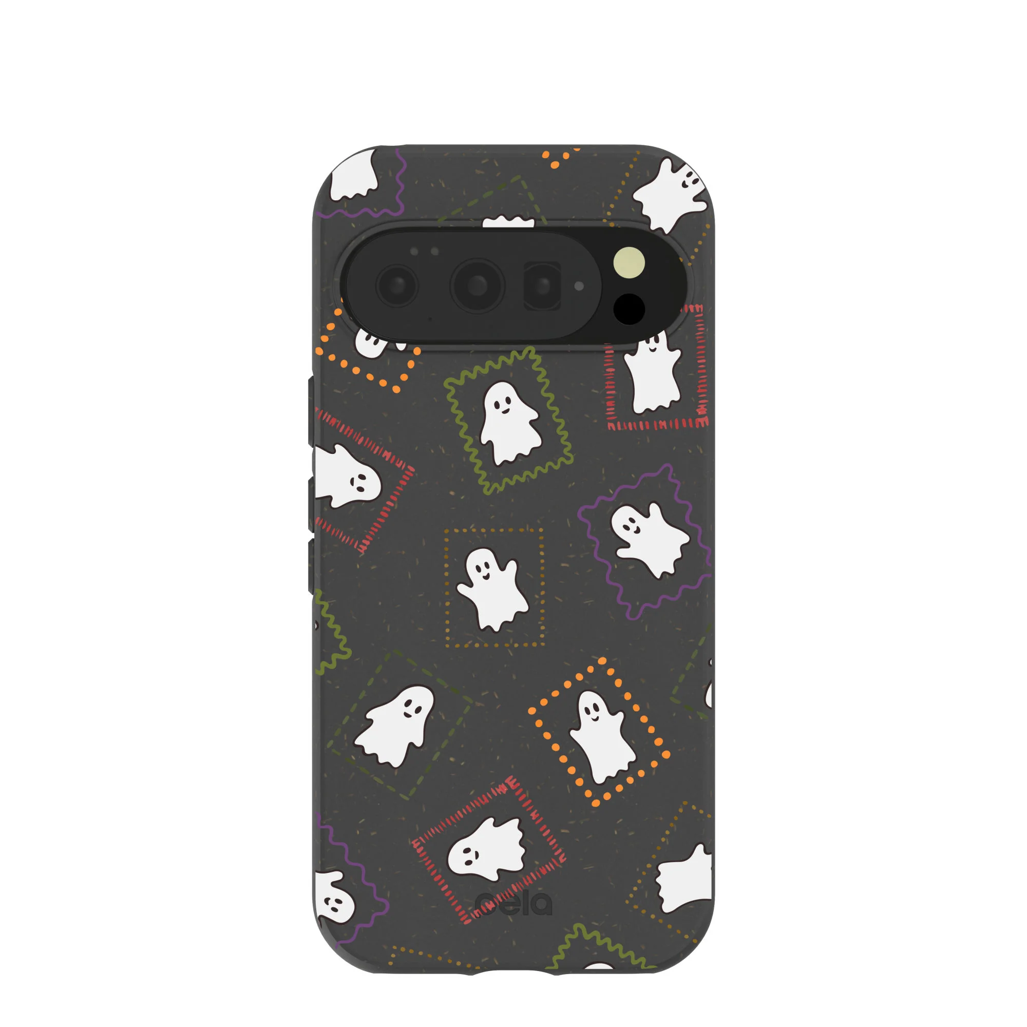 Black Ghost Stamps Google Pixel 10/10 Pro Case