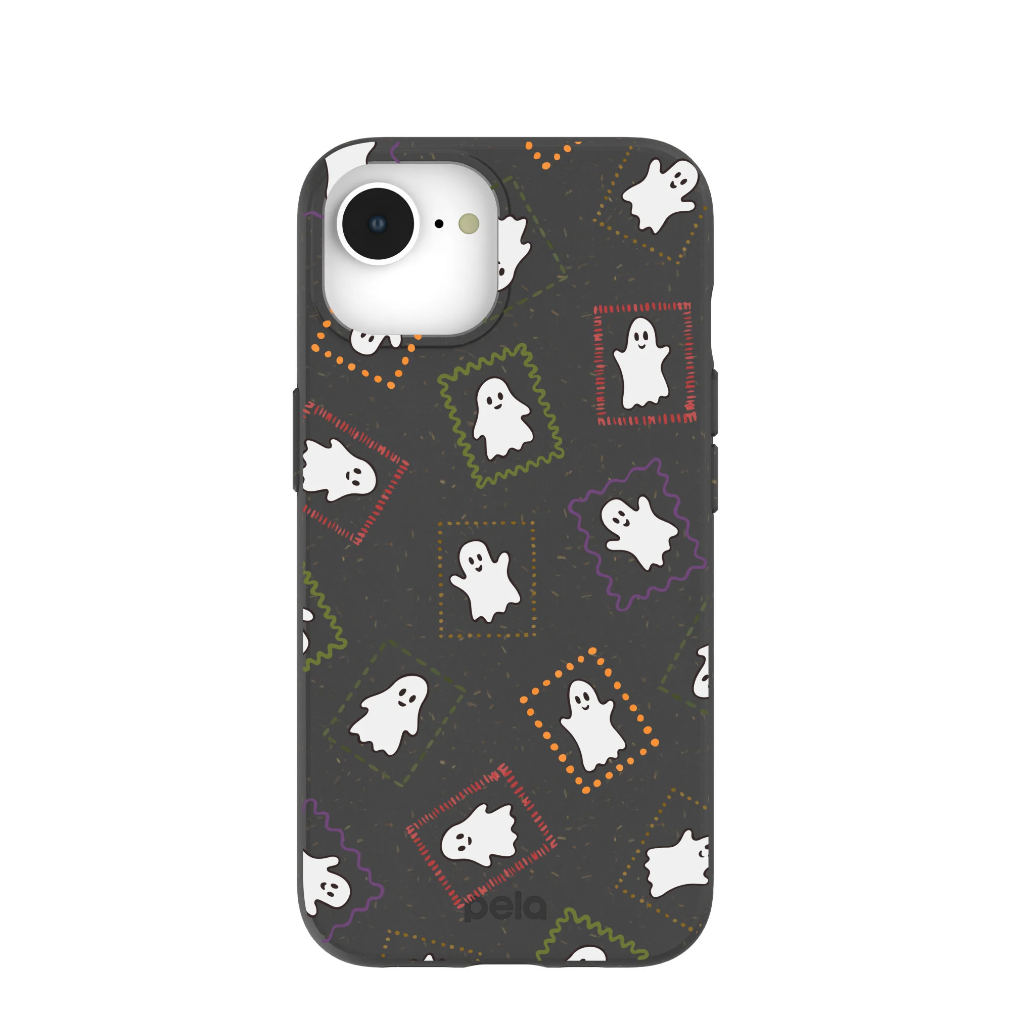 Black Ghost Stamps iPhone 16e/17e Case