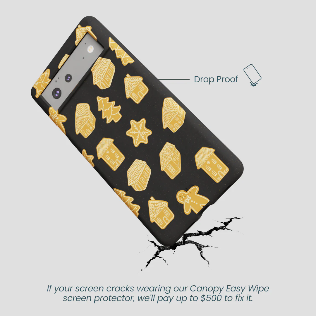 Black Gingerbread Dreams Google Pixel 6 Case - Image 5