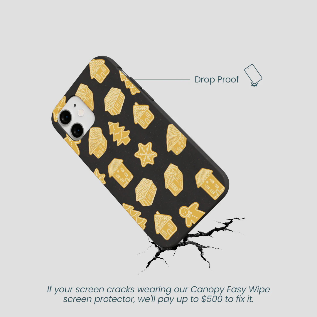 Black Gingerbread Dreams iPhone 12 Mini Case - Image 5