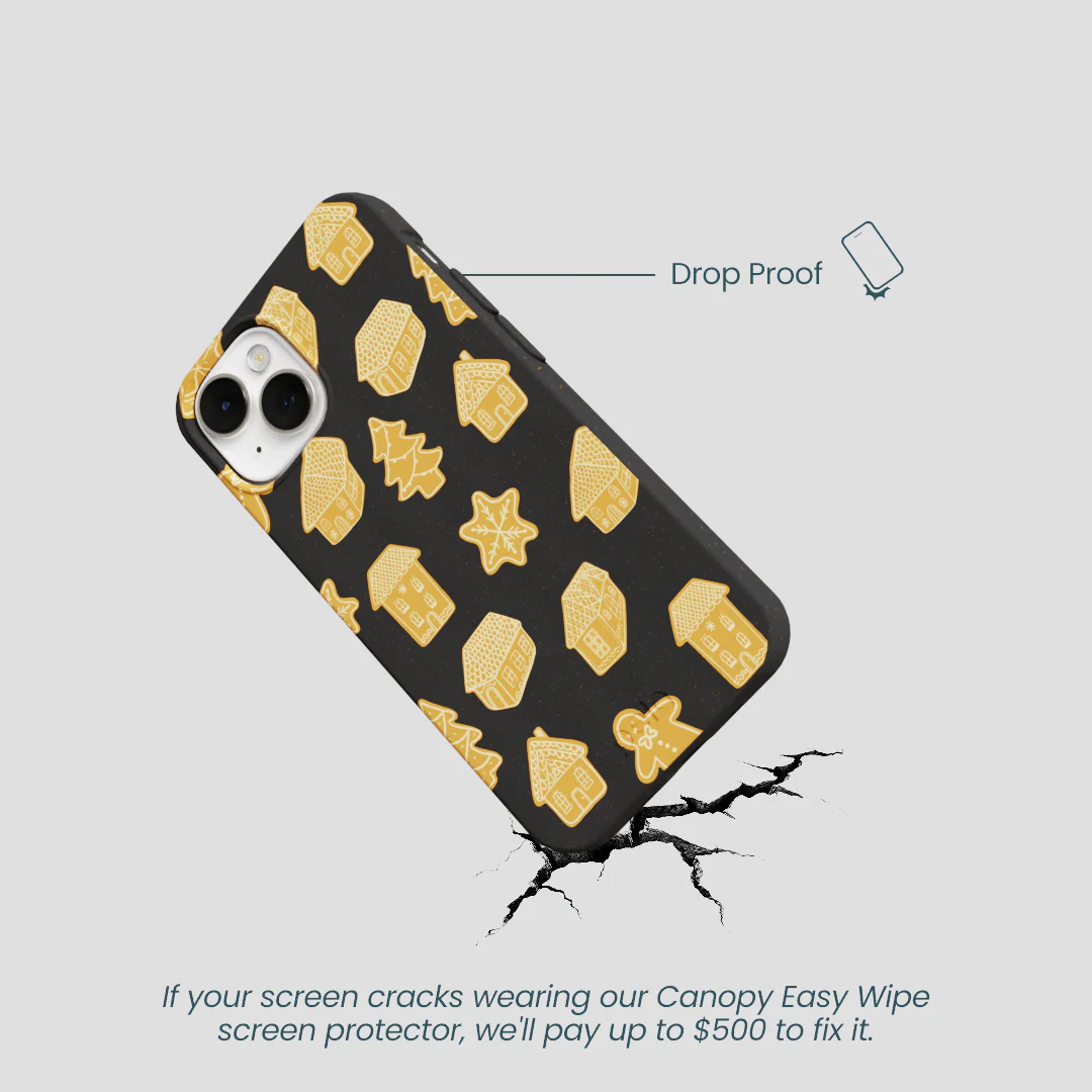 Black Gingerbread Dreams iPhone 13 Mini Case - Image 5