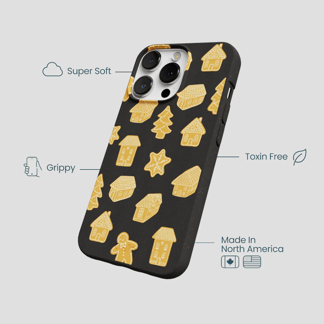Black Gingerbread Dreams iPhone 13 Pro Case - Image 4