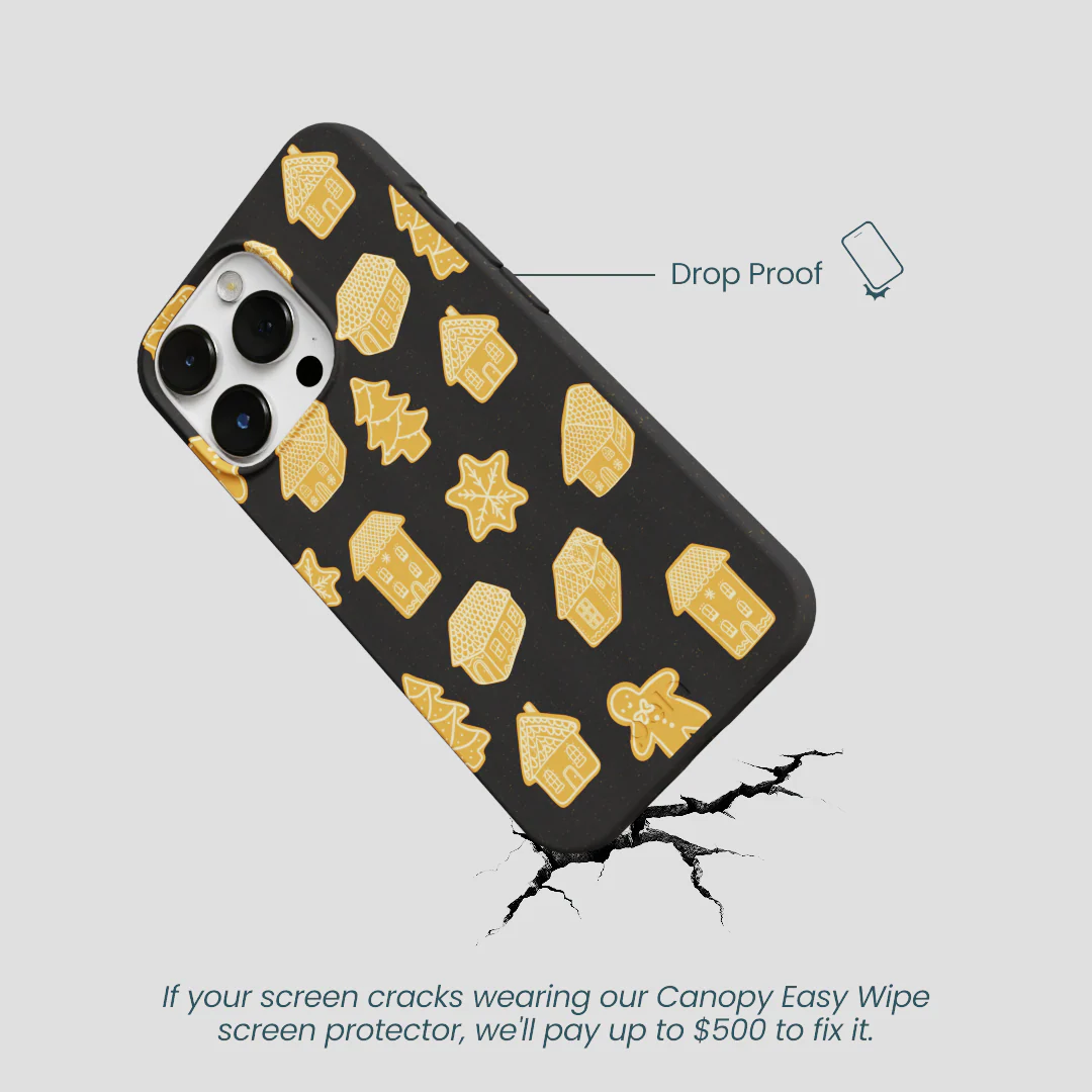 Black Gingerbread Dreams iPhone 13 Pro Case - Image 5