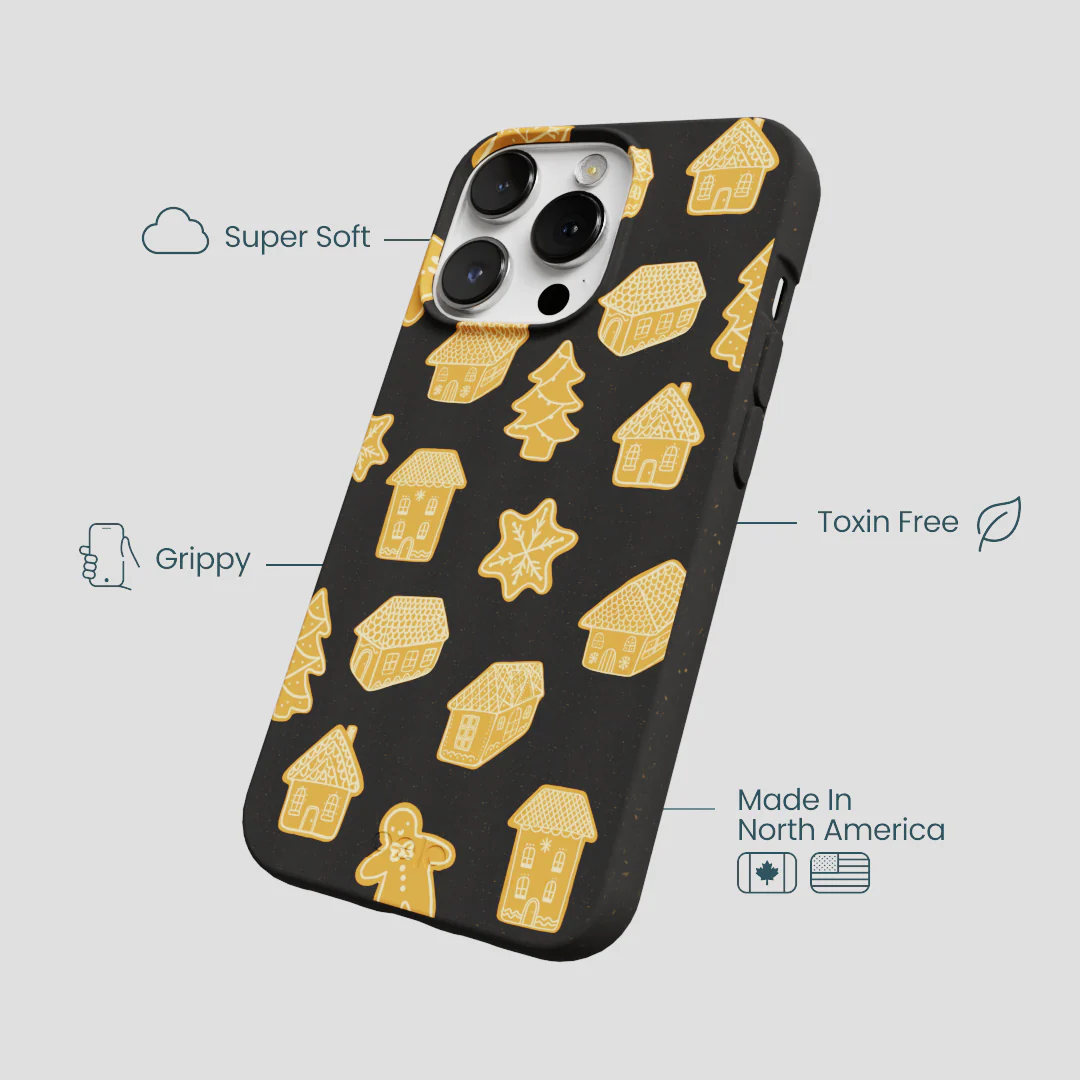 Black Gingerbread Dreams iPhone 13 Pro Max Case - Image 4