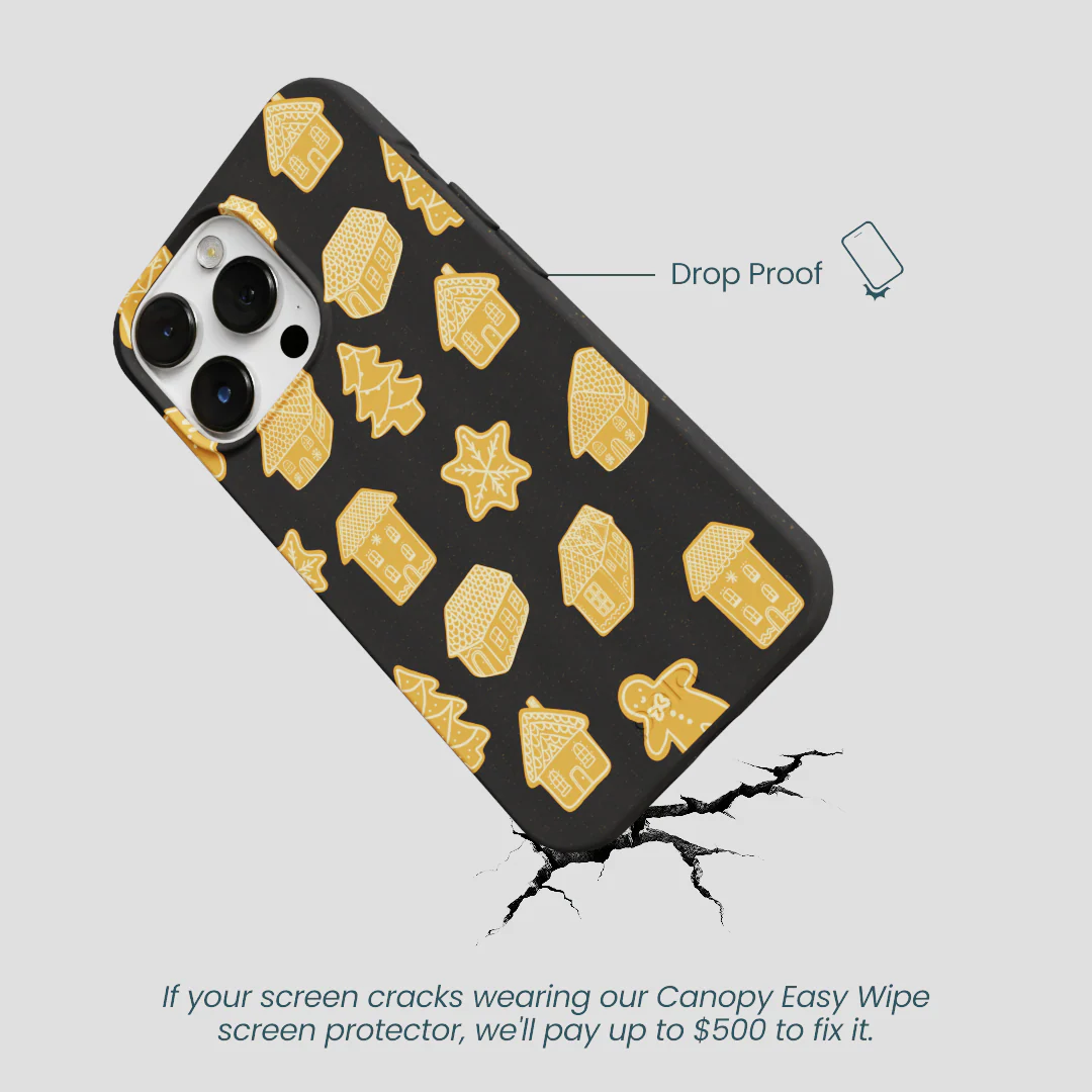 Black Gingerbread Dreams iPhone 13 Pro Max Case - Image 5