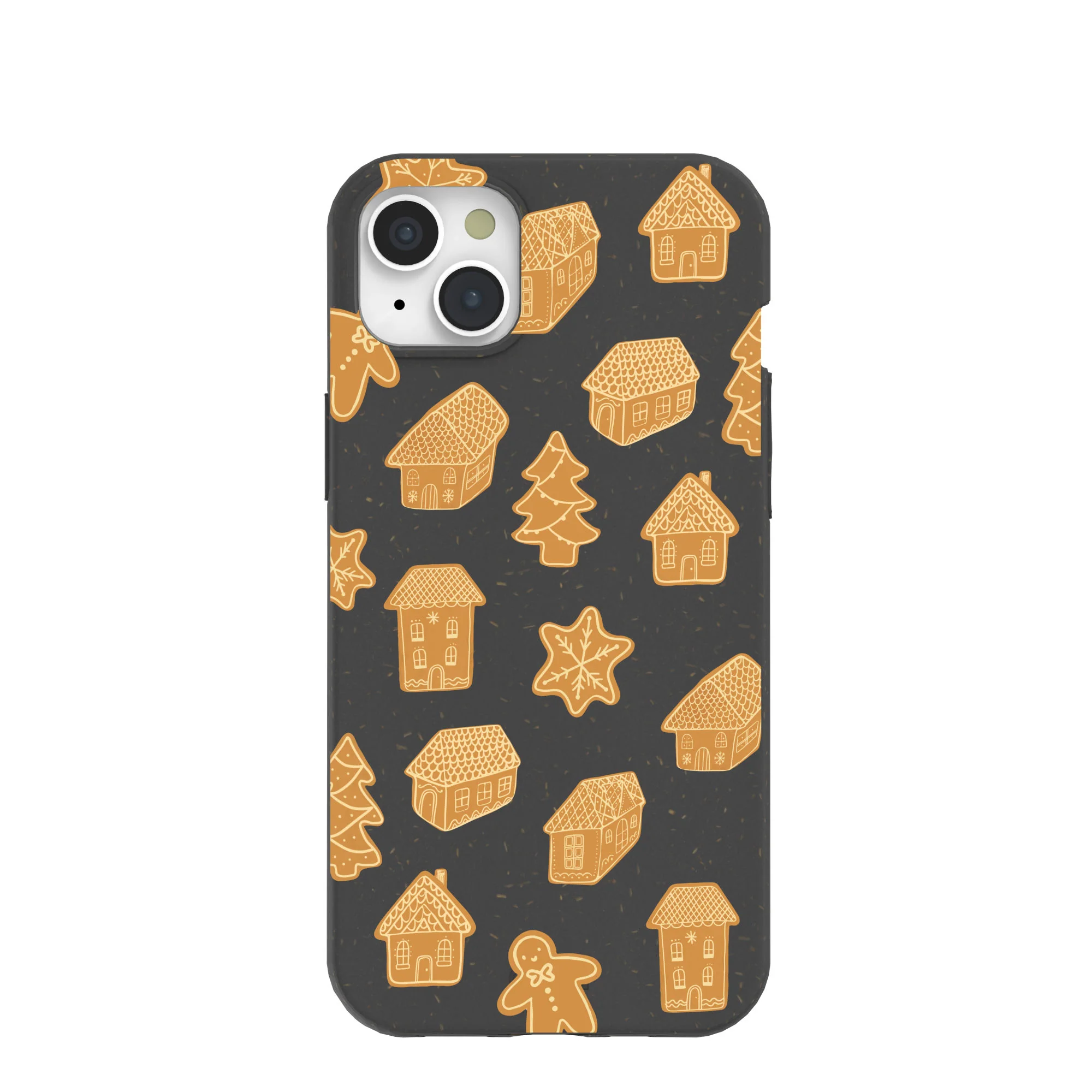 Black Gingerbread Dreams iPhone 15 Plus Case