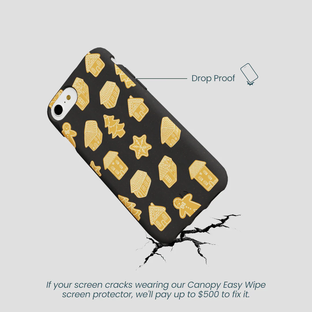Black Gingerbread Dreams iPhone 6/6s/7/8/SE Case - Image 5