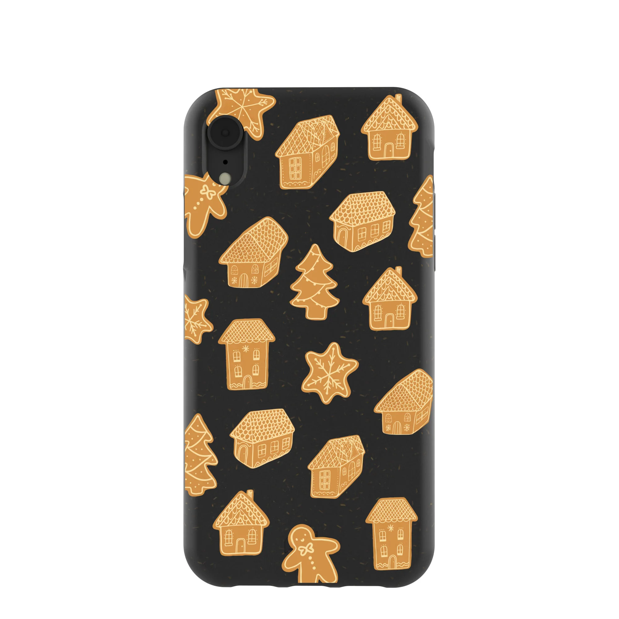 Black Gingerbread Dreams iPhone XR Case