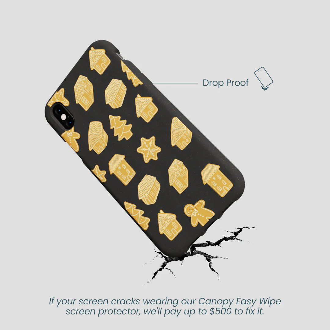 Black Gingerbread Dreams iPhone XR Case - Image 5