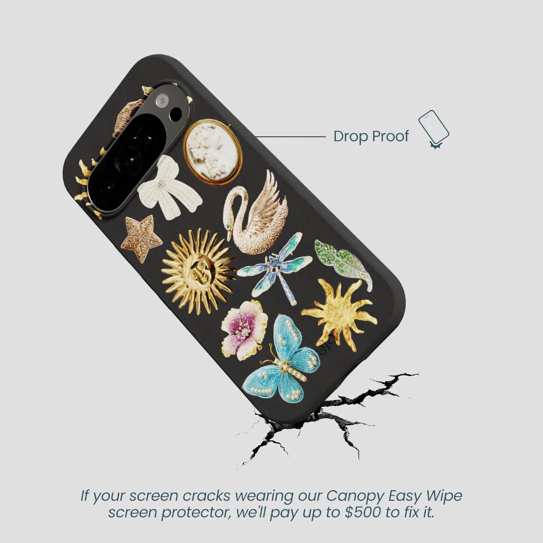 Black Heirloom Collage Google Pixel 10/10 Pro Case - Image 5