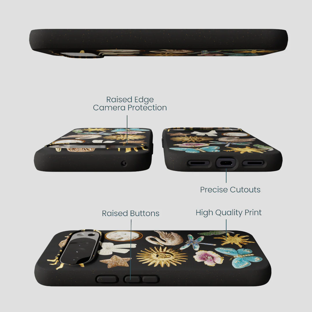 Black Heirloom Collage Google Pixel 10 Pro XL Case - Image 3